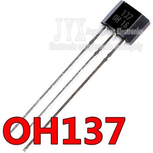 10pcs OH137 Hall Effect Sensor for Highly Sensitive Instruments TO-92S In-kind Shooting new