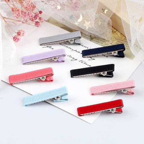 24Pcs/Set 3.5cm Basic Colorful Hair Clips Simple Children Girls Hairpins Creative Funny DIY Duckbill Clip Hair Accessories Gifts