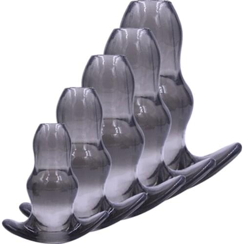 Hollow Anal Plug Butt Plug Anal Dilator Enema Soft Speculum Prostata Massager Sex Toys For Woman Men Sex Products