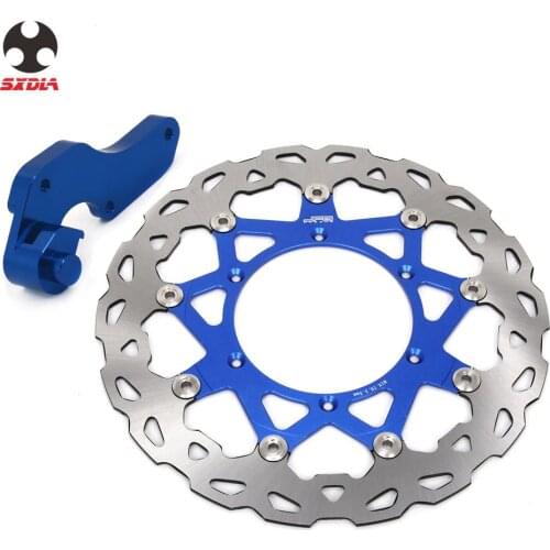 For YAMAHA YZ125 WR125 WR250 WR250F YZ250 YZ250F WR YZ 400F 426F Motorcycle 320MM Floating Brake Discs Rotor Bracket Adaptor
