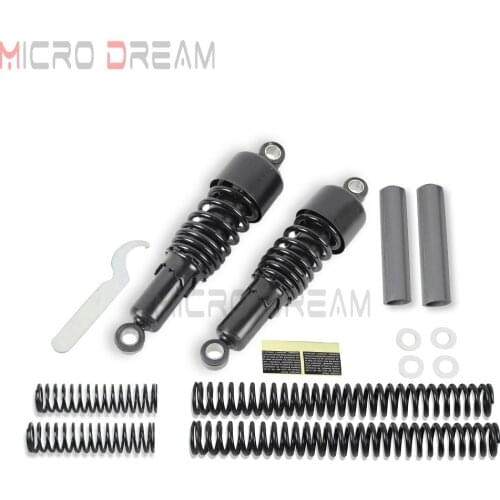 Motorcycle Rear Shocks Absorber 267mm/10.5" Progressive Suspension Kit For Harley Dyna Super Glide FXD FXDB FXDC FXDX Low Rider