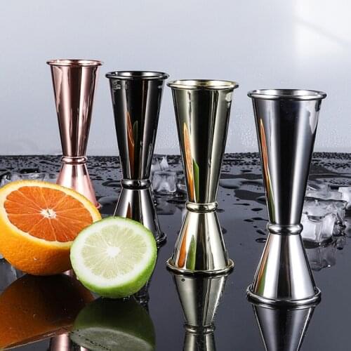 Stainless Steel Measure Cup Double Head Bar Party Wine Cocktail Shaker Jigger Measuring Cup Bartending Measuring Cup Bar