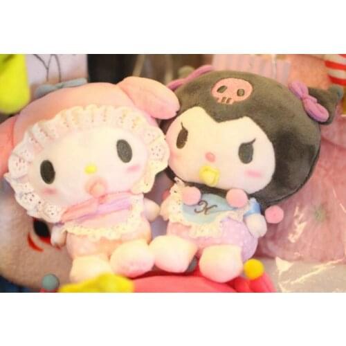 Cute pink10cm Kuroml Melodl Plush Toys Stuffed Animal Soft Doll Kids Birthday Gift Cartoon Anime