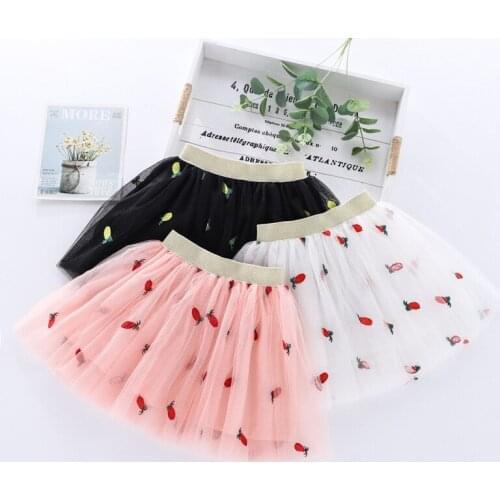Fashion Baby Girls Tutu Skirt Lace Ball Gown Party Clothes Cute Lovely Kids Skirt Summer Princess Clothes 3-12y