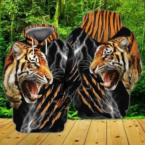 PLstar Cosmos 3DPrint Newest Tiger Animal Art Unique Funny Men/Women Cozy Hrajuku Casual Streetwear Hoodies/Zip/Sweatshirt O-26