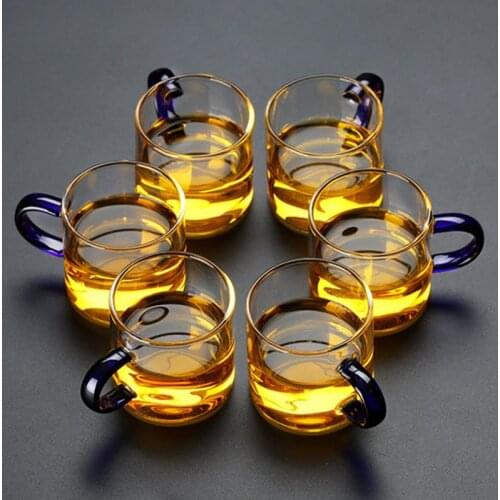 Nordic Style Glass High Borosilicate Heat-resistant Glass Household Beverage Cup Milk Cup Tea Cup Beer Glass B200111