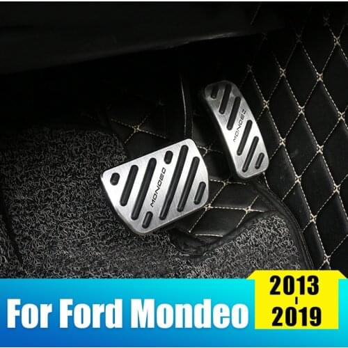 Car Foot Pedal Fuel Accelerator Brake Pedals Cover For Ford Mondeo MK5 Fusion 5 2013 2014 2015 2016 2017 2018 2019 Accessories