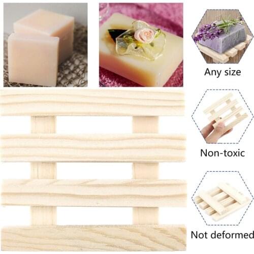 8 * 7 cm Natural Wood Wooden Soap Dish Storage Bath Shower Plate Support Tray Shower Plate Wash Soap Bath Wood Soap Tray Holder