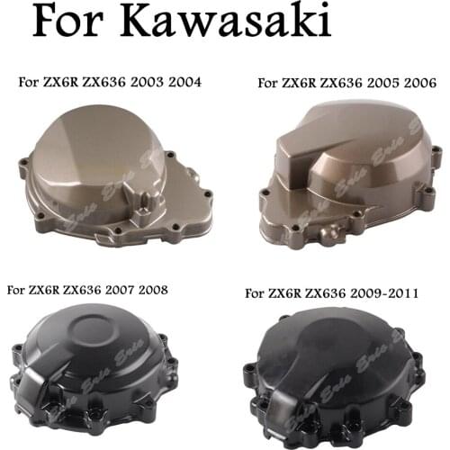 Motorcycle Engine Cover Crankcase Stator Slider Fit For KAWASAKI Ninja ZX6R 2003 2004 2005 2006 2007 2008 2009 2010 2011
