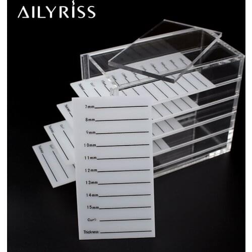 5 Layers Grafting Eyelashes Transparent Box Eyelash Storage Box Eyelashes Glue Pallet Holder Makeup Display Container Dropship