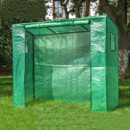 Transparent PE Greenhouse Cover Home Plant Greenhouse Waterproof Tent Garden Cover Without Iron Stand 100x 50 X150cm