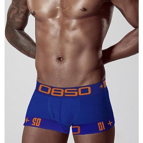 Mens Panties Underwear High Elastic Breathable Cotton Blend Comfortable Male Panties Boxershorts Home Panty Boxer трусы мужские