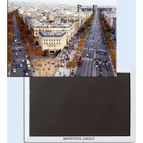 Champs Elysees, Paris, France, Refrigerator magnet, Tourist souvenirs, Home creative ornaments 24701