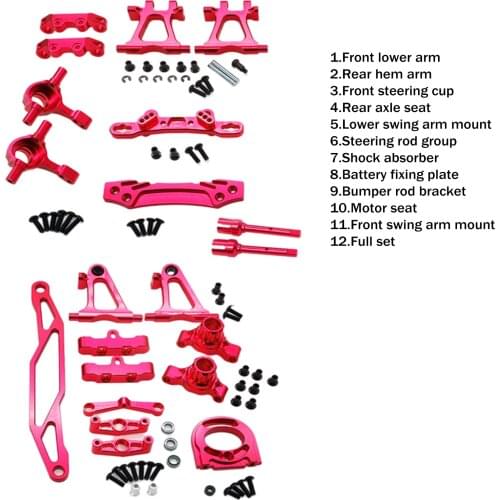 Parts fit for Tamiya TT02 1:10 Scale RC Rock Crawler Truck Car Vehicle Model Assembly Modification Accessories