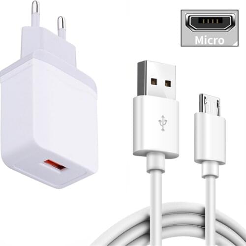 For Huawei P Smart Z 2019 S Phone Charger 5V 2A USB adapter Type C Micro Charge Cable Honor 8 9 lite 20s 30 Honor 9A 9X 9S 8S 8A
