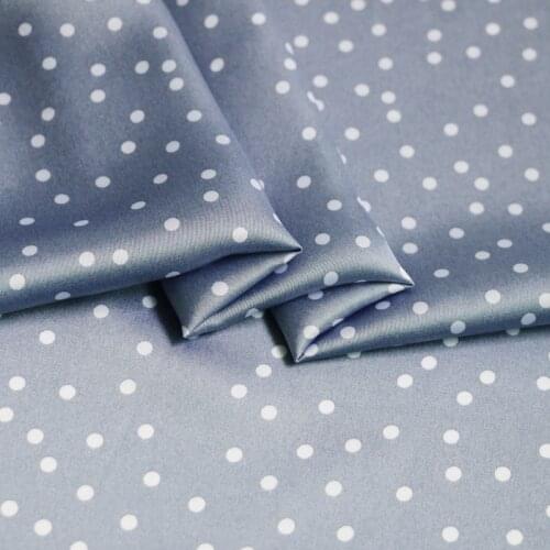 100cm*145cm polka dot satin chiffon fabric soft dress scarf textile elegant