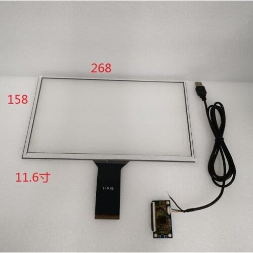 11.6-inch capacitive touch screen G + P structure 10-point touch