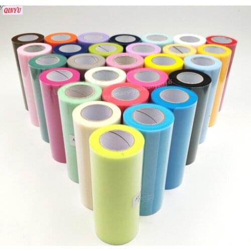 15cm 25 yards Mesh Tulle Roll Spool Wedding Decoration DIY Gift tutu party birthday fabric spool Skirt accessories 5zsh759
