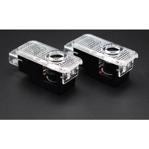 2x LED Luces Car Door Light Laser Projector Logo Lamps For A4 B5 B6 B7 B8 B9 C5 C6 C7 A5 A6 A7 A8 Q3 Q5 Q7 A3 8v 8p 8L 80 90 100