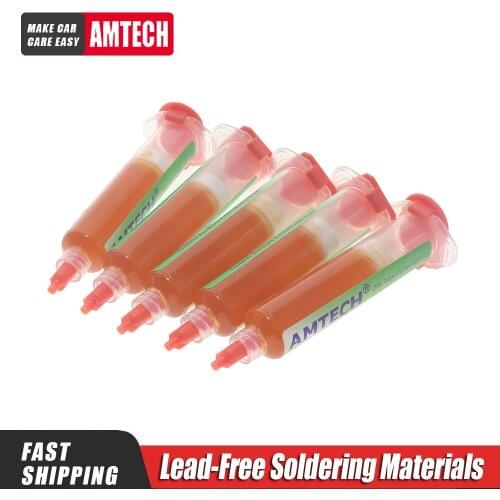 Original AMTECH NC-223-ASM 10CC Lead-Free Solder Flux Paste For SMT BGA Reballing Soldering Welding Repair Tools