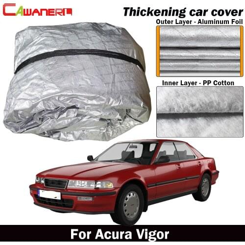 Cawanerl For Acura Vigor Car Cover Inside Cotton Sun Shade Rain Snow Hail Dust Protection Waterproof Auto Cover