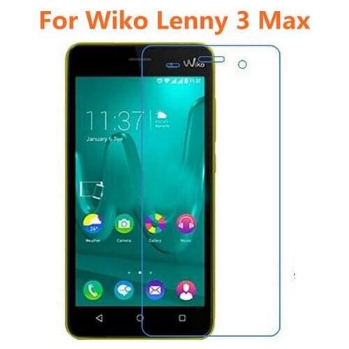 For Wiko Lenny 3 Max Tempered Glass 9H Protective Film Explosion-proof Screen Protector For Wiko Lenny 3 Max Guard Protection