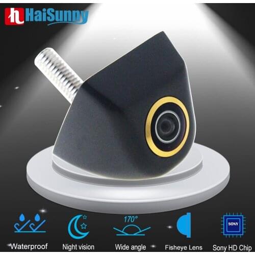 HaiSunny Golden Lens Car Rear View Camera Mirror Image 170° Full HD Night Vision Reverse AHD CVBS Fisheye Vehicle Parking Camera