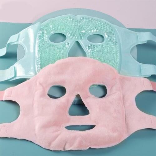 Ice Gel Eye Face Mask Hot Cold Therapy Sleep Mask for Headache Dark Circles Facial Treatment Skin Care Tool