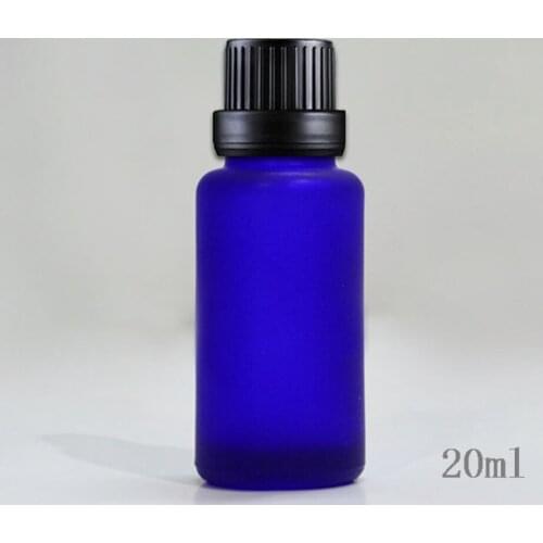 Hot sale high-quality oil bottle glass bottle wholesale 20ml frosted packing bottles debugging glass jar 3 color
