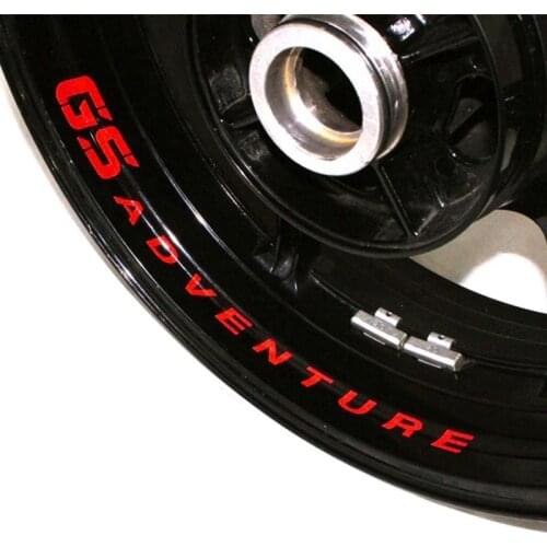 Motorcycle Wheel Sticker Decal Reflective Rim Bike Motorcycle Suitable for BMW GS ADVENTURE