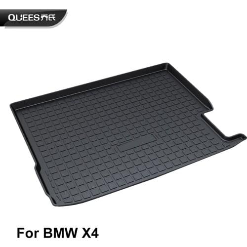 QUEES Custom Fit Cargo Liner Boot Tray Trunk Floor Mat for BMW X4 F26 2014 2015 2016 2017 2018