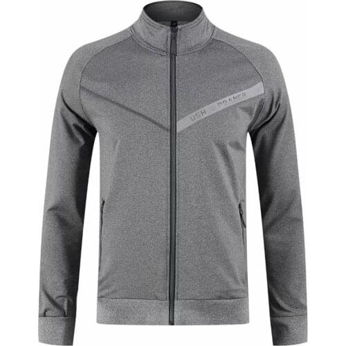 Autumn Winter Adult Running Jackets Zipper Sports Coat Cotton Sweatshirt Outdoor Basketball Football Jogging Sweater Plus Size