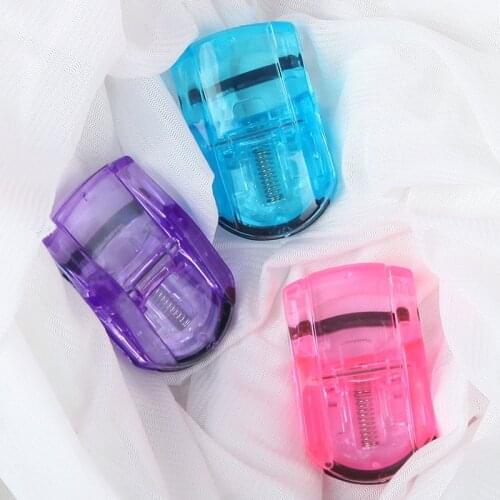 Plastic Mini Cute Portable Eyelash Curlers Eye Lashes Curling Clip False Eyelashes Cosmetic Beauty Makeup Tool Accessories