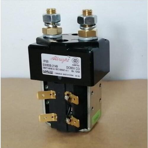 Genuine Albright SW80 80V SW80B-421T SW80-62 SW80B-2149 B8SW11 DC Contactor For Eelctric Forklift Electric Stacker Pallet Truck