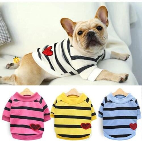 Spring and Summer Thin Cartoon Pet Dog Sweater Pullover Dog Clothes Sweater For Small Yorkie Pet Clothing Coat Crochet Cloth