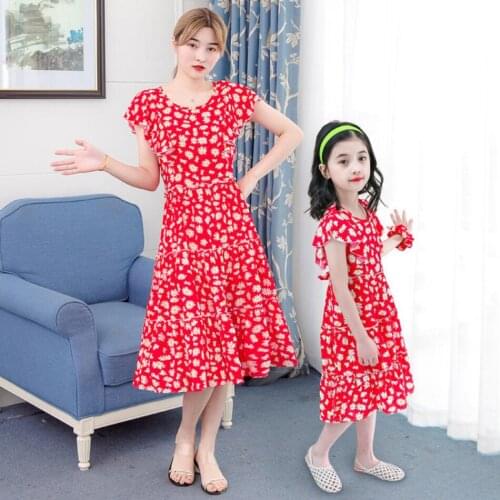 SHENGMEIHAO Same T-shirts For Mom And Daughter