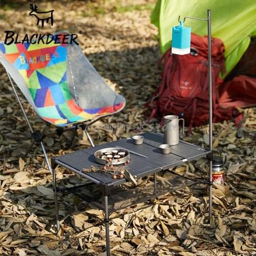 Outdoor Geometric Folding Table Picnic Barbecue Table Camping Portable Combination Multifunctional Aluminum Alloy Table