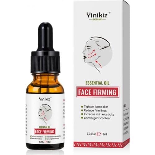 Yinikiz 10ml V-Shaped Face Slimming Oil Scraping Massage Essential Oil Moisturizing Firming Lifting Gua Sha Face Skin Care