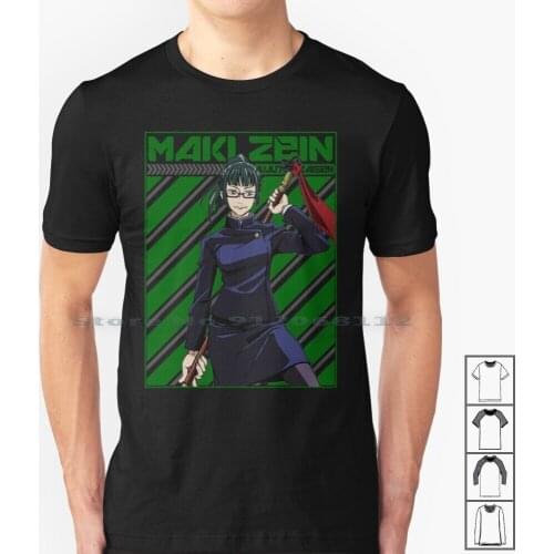 Jujutsu Kaisen Maki Zein T Shirt 100% Cotton Jujutsu Kaizen Jujutsu Kaisen Gojo Satoru Jujutsu Kaisen Gojou Satoru Jujutsu
