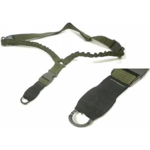 Green belt 01744 airsoft nylon 1 point metal carabiner anti release