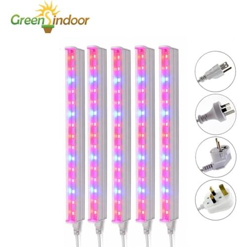5pcs Grow Light Strips For Orchids Succulents Cactus LED Phytolamp Full Spectrum Phyto Lamp Indoor Growing Flowering Grow Box
