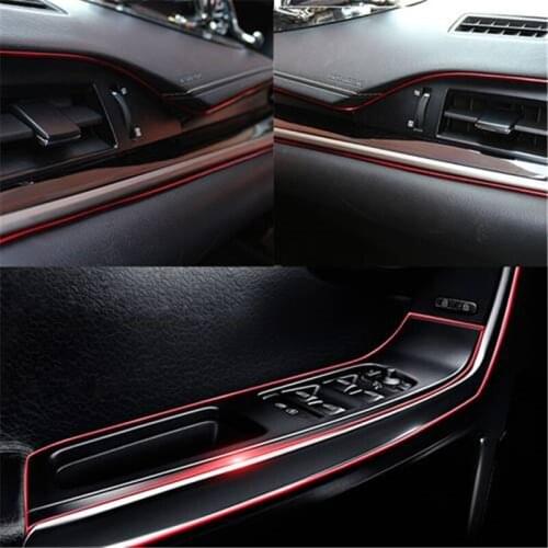Car styling accessories universal DIY cold line flexible interior decoration molding car decoration strip