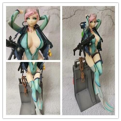 Anime After School Battlefield Series 3 Bombs Frog Girl Ai Gil Sexy Beautiful Girl Swimsuit Model Figure Toys 23cm