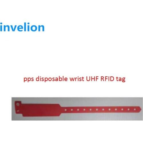 Free sample five color optional new arrival alien chip wrist uhf tags waterproof long range disposable rfid wristband tag