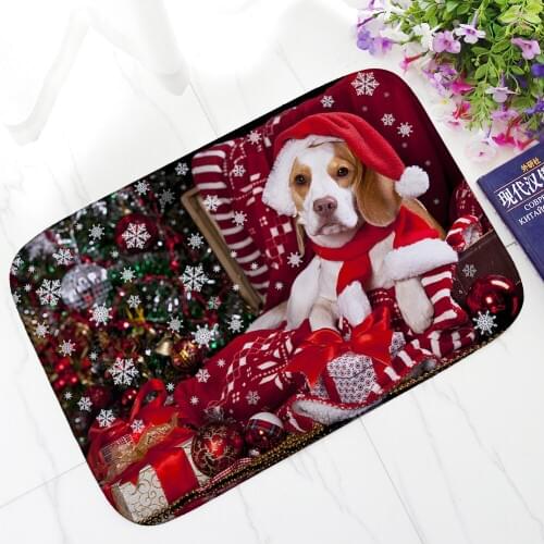 Printed Flannel Home Doormat Hallway Welcome Indoor Shoes Off Floor Mat Non Skid Absorbent Kitchen Bathroom Mat Washable Machine