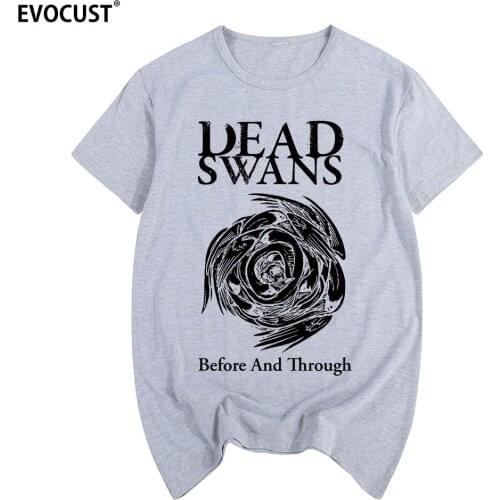 Dead Swans before and through T-shirt Cotton Men T shirt New women TEE Funny Fashion