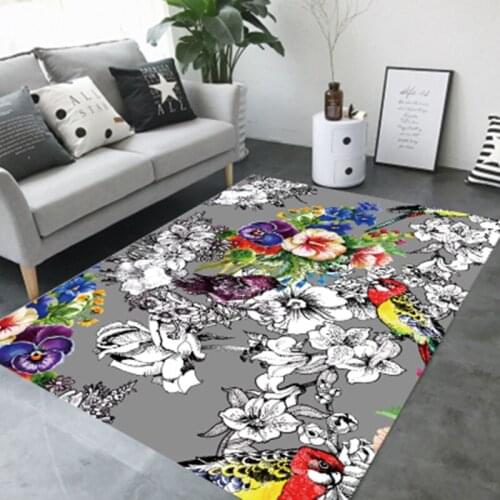 Nordic style fashion Carpets For Living Room Plush Shaggy Floor Mat Carpet Home Tea table Bedroom Hotel Club Anti-Slip Soft Rug