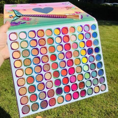 Magnet Palette Colorful Shimmer Matte Eyeshadow Palette Bright Shiny Glitter Eyeshadow Palette Pigmented Metallic Makeup Palette