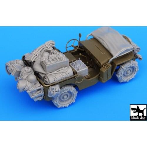 WWII American Willis Jeep Resin Modification 1：35