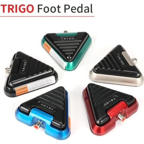 2016 New TRIGO Tattoo Foot Pedal Switch with Silicone RCA Cord Premium Tattoo Foot Switch Pedal For Power Machine Set Supply